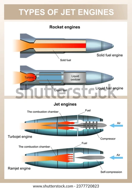 Rocket engine types diagram